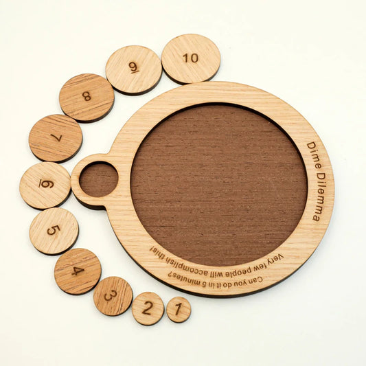 SuperMind - Coins 3D Wooden Puzzle Toys