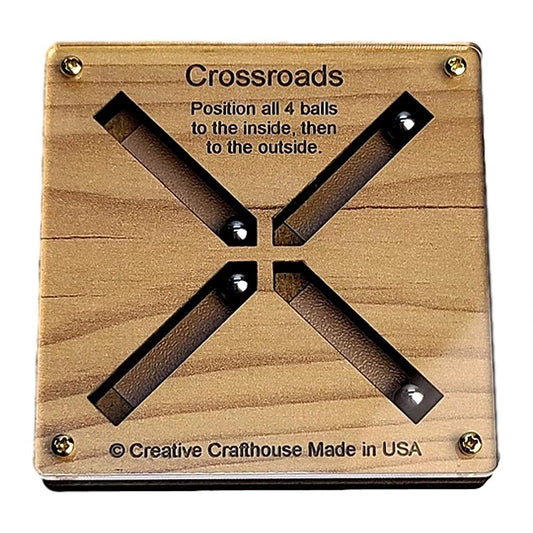 SuperMind -  Wooden Crossroads Puzzle