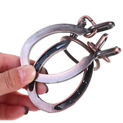 SuperMind - Horse Zinc Alloy Horseshoe Lock Toys